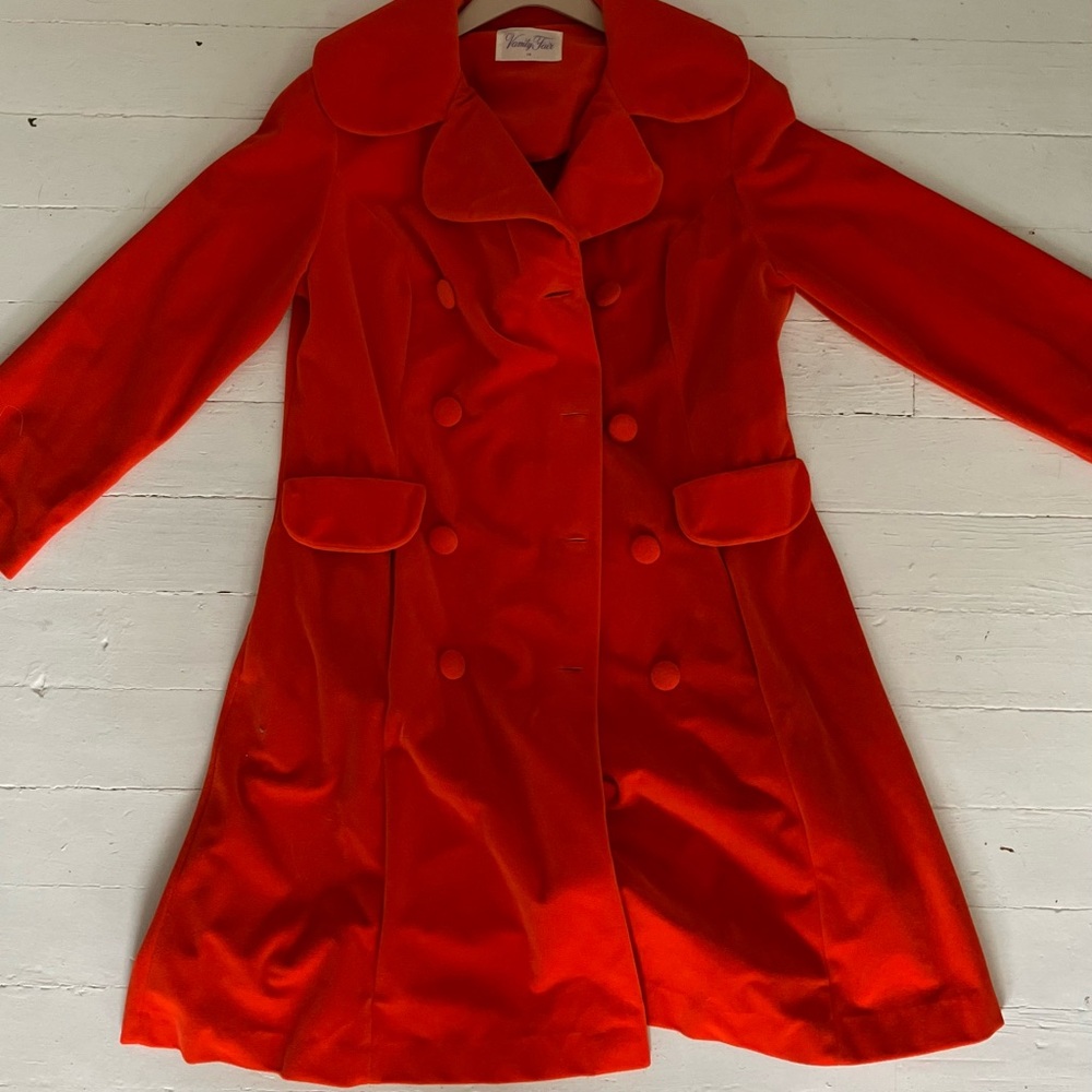 Vanity Fair Velvet Red Coat